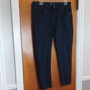 Just Black Sz.30P Cropped Jeans. L.26". R-9".W.30".  Dark Wash.Made In USA. EUC!